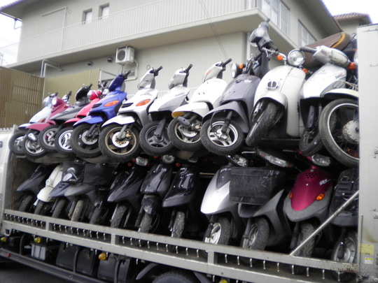 大阪無料バイク廃車手続センター 引き取り処分 自転車・原付可